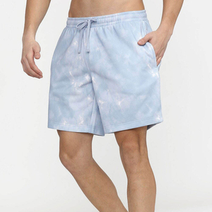 Shorts pour hommes en coton écologique SOLID Street Wear 2026, fabriqués au Pakistan, taille élastique, en stock - Product Image 2