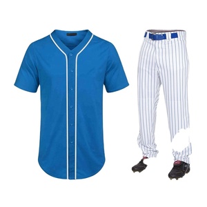 Uniforme de béisbol sublimado de alta calidad con número de logotipo del equipo y nombre hecho con poliéster transpirable de secado rápido - Product Image 1