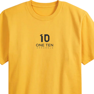 เสื้อยืดผู้ชายไซส์ใหญ่ สีเหลือง ผ้าฝ้ายพรีเมียม คอกลม แขนสั้น สไตล์ลำลอง โอเวอร์ไซส์ ทนทาน ใส่ได้ทุกวัน สตรีทแวร์ - Product Image 3