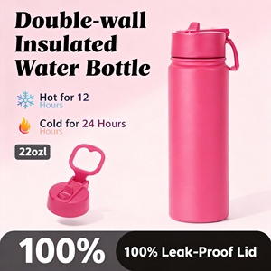 Botol Air Terisolasi Tipis Harga Pabrik, Botol Minum Logam Anti Bocor untuk Rantai Supermarket - Product Image 3