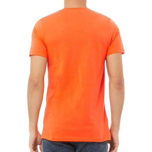 T-shirt noir à col en V pour homme avec logo personnalisé, design graphique, mode estivale, 100% coton, manches courtes, pour l'été - Product Image 2