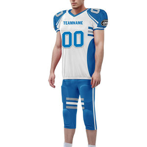 Uniformes de football américain pour adultes, derniers modèles, haute qualité, polyester antibactérien, impression de logo personnalisée, plusieurs designs - Product Image 3