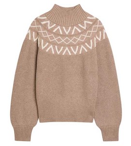 Pull en tricot côtelé pour femme - Pull d'hiver à rayures verticales - Tricot doux et élastique pour femme - Respirant - Product Image 1