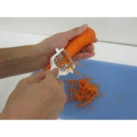 EDLUND Compacte Handmatige Multifunctionele Fruit- & Groente Schilmes met Roestvrijstalen Lemmet en Kunststof Handvat