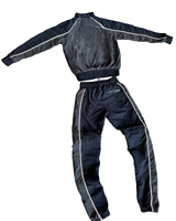 Conjunto Deportivo Reflectante, Chaqueta Cortavientos Transpirable y Pantalones, Traje Ligero de Dos Piezas Personalizado para Deportes al Aire Libre