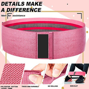 Bandas de Resistencia Flexibles de 4.5cm de Ancho, Bandas de Yoga de Spandex para Entrenamiento de Compresión de Piernas, Rehabilitación, Ajuste Universal, Color Sólido - Product Image 4