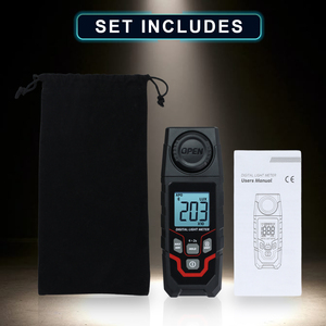 Medidor de Calidad de Luz Digital con Función Bluetooth, Rango de 10 Metros, 0.1~200000LUX, Tipo Integral, Registrador de Datos - Product Image 3