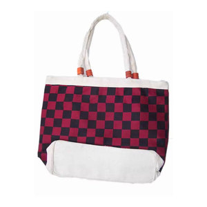 Luxury Women Handbag Eco Friendly Handloom Fabric Clutch Geometric Pattern Durable Reusable Beach Shopping Shoulder <b>Bag</b> - Product Image 2