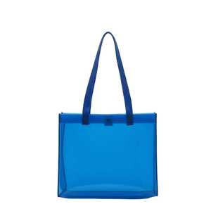 Sac fourre-tout transparent Jack and Jill en PVC, pour le shopping, la plage, les voyages, réutilisable, logo personnalisé, fournisseur en gros - Product Image 2