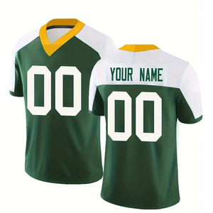 Camiseta de rugby 100% poliéster en venta a precio económico, camiseta de rugby personalizada, nueva, con diferentes colores y diseños. - Product Image 5