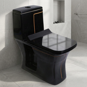 WC monobloc moderne en céramique à double chasse, articles sanitaires de luxe pour salle de bain, en promotion - Product Image 5