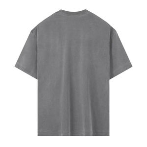 T-shirt personnalisé avec logo vintage, effet délavé, DTG DTF, pour hommes et femmes, coton lourd, coupe ample, style club, gym, 100% coton - Product Image 2