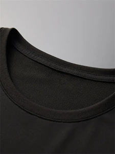 Conjunto de Camiseta y Pantalones Cortos Holgados de Algodón 100% con Rayas, Estilo Urbano, para Hombre, Fabricante de Ropa Urbana Personalizada - Product Image 4