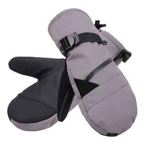 New Custom Logo Leather Full Finger Snowboarding <b>Gloves</b> <b>Warm</b> Winter Waterproof Anti Slip For Unisex - Product Image 2