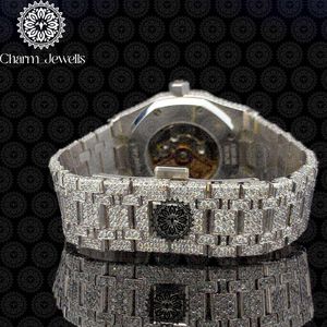 Reloj de Lujo para Hombre Charm_Jewells, de Acero Inoxidable, Caja de 40 mm, Movimiento Mecánico Analógico, Esfera de Cristal, Cierre de Mariposa, 20 mm, 10 Bar - Product Image 3