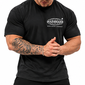 Performance T-<b>shirts</b> Moisture Wicking Dry Fit Anti Bacterial Mens Running Exercise Athletic Training Custom Fitness Sports <b>Shirt</b> - Product Image 4