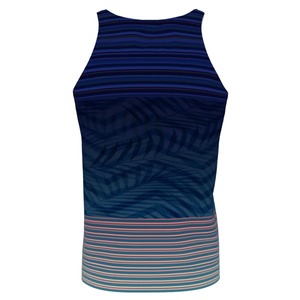 Débardeur de sport côtelé en polyester de haute qualité pour hommes, vente en gros d'usine, blanc, noir, gris, avec sac tricoté inclus - Product Image 4