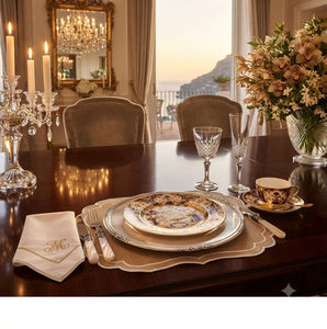 Set de table en jute durable à bord festonné, diamètre 38 cm, rustique, décoratif, pour la décoration de la maison, disponible au meilleur prix - Product Image 5