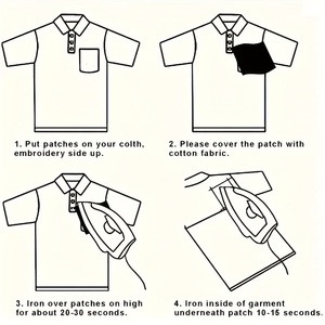 Offre Spéciale : Écussons Brodés Personnalisés Thermocollants pour Vêtements – Écussons de Logo de Marque de Mode à Coudre - Product Image 6