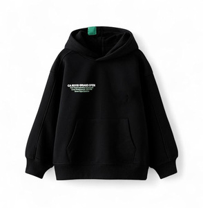 เสื้อฮู้ดดี้ทรงโอเวอร์ไซส์ทันสมัย ผลิตจากผ้าระบายอากาศได้ดี ทรงเข้ารูป พร้อมฮู้ดปรับได้ เพิ่มความเท่สไตล์สตรีทแวร์ - Product Image 1