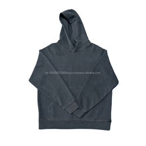 Sudadera con Capucha de Estilo Vintage Lavada al Ácido, Personalizable con Etiqueta Privada, para Hombre, 500GSM, Algodón de Calidad, Felpa Francesa - Product Image 3