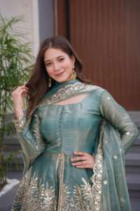 Nuevas Llegadas: Conjuntos de 3 Piezas Elegantes de Manga Larga para Mujer, Ropa de Primavera/Verano, Estilo Modesto, Conjuntos con Dupattas Estampadas para Damas - Product Image 2