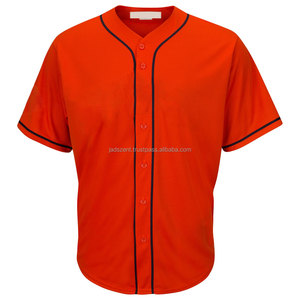Ropa deportiva transpirable de secado rápido para jóvenes, camisetas ligeras de malla abotonadas, camiseta de béisbol con logotipo personalizado de puntada, todos los tamaños - Product Image 1