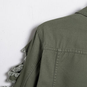 Chaqueta de Mezclilla Azul Teñida a Medida de Alta Calidad 2026 para Hombre, Servicio OEM, Cuello Alto, Estilo Vintage, Antibacteriana, con Logotipo Personalizado, para Invierno - Product Image 3