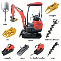 1,8 Ton Mini Graafmachine China Groothandel Compacte Nieuwe Mini Graafmachines 1,6 Ton Te Koop