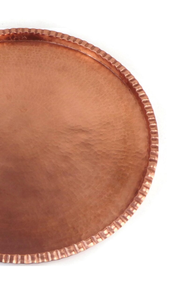 Traditional Pure <b>Copper</b> Plate for Dining <b>Table</b> Hand Hammered <b>Copper</b> Thali Set Piece <b>Copper</b> Dinnerware for Healthy Eating & Yoga - Product Image 4