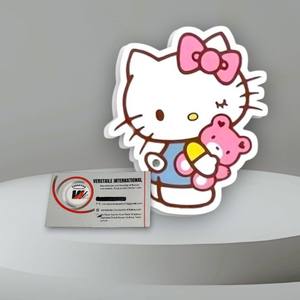 Paleta de Extensión de Pestañas Acrílicas Magnéticas con Forma de Corazón y Diamantes de Hello Kitty, Personalizada y Ecológica para Artistas - Product Image 2