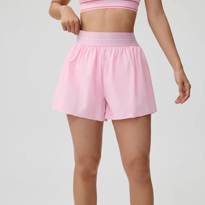 Jupe plissée personnalisée pour femme, taille haute, 2 en 1, sportive, pour la course à pied, le tennis, le paddle, le golf, le pickleball, avec poche - Product Image 4