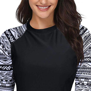 Yoga Fitness Running Women Full Sleeves <b>Compression</b> Rash Guard <b>Shirts</b> <b>Custom</b> <b>Design</b> Sublimation Printed MMA Ladies Rash Guard - Product Image 4