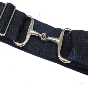 Multiple Colors Fashion Wholesale Customize High Quality <b>Fabric</b> Woven Elastic Horse Riding <b>Fabric</b> <b>Belts</b> for Unisex - Product Image 3