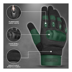 Gants de moto pour hommes et femmes, gants de course sportive à doigts entiers compatibles avec les écrans tactiles, pour moto, conduite automobile, BMX, VTT, ATV - Product Image 3
