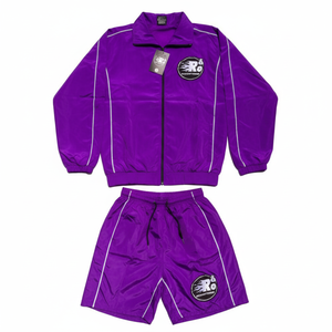 Custom Two Piece Summer Plus Size Windbreaker <b>Short</b> <b>Jacket</b> Sets Zipper 100% Nylon Streetwear Women Men Tracksuits - Product Image 2