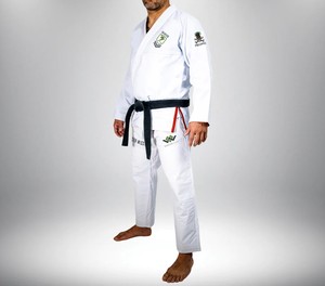 ชุดยูโดคาราเต้ BJJ GI ผ้าฝ้ายยืด 100% น้ำหนัก 440 กรัม แบบ unisex  โลโก้ด้านหน้าปรับแต่งได้ บริการ OEM ชุดยิวยิตสูคิโมโน - Product Image 2