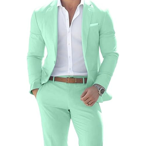 Men athletic fit <b>pant</b> coat suit stretch fabric modern business wear trending slim fit business suit for men - Product Image 1