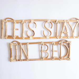 ภาพติดผนังหวายขายส่ง ศิลปะตกแต่งผนังพร้อมคำคม สำหรับห้องนั่งเล่น ห้องนอน ตกแต่งบ้านสไตล์ชายทะเล ศิลปะติดผนังจากเวียดนาม - Product Image 2