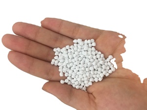 Granulés blancs de masterbatch plastique PP4300 PP4400, remplissage MB pour moulage par injection, remplissage pour raphia PP et non-tissés PP, poudre de CACO3 à 70-82% - Product Image 6