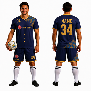 2026 Custom Sublimation Team Sports Football T-Shirt Youth <b>Boys</b> Girls College Soccer Jersey Short Sleeve Soccer Uniform - Product Image 1