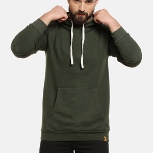 Sweat à capuche avec poche kangourou de qualité supérieure, personnalisé, pour homme, imprimé en sérigraphie, coupe régulière, en polaire, respirant, pour l'hiver - Product Image 1