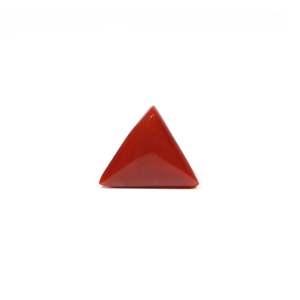 7.2 Carat Natural Red Coral Oval Cut Loose Gemstone for Fine Jewelry - Product Image 1