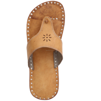 Pantoufles en cuir véritable faites à la main 100% sandales d'été personnalisées confortables sandales en cuir de vachette personnalisées