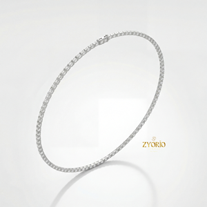 Collar con Colgante de Corazón de Diamantes Chapado en Oro Rosa sobre Plata de Ley 925, Joyería de Lujo para Mujer, Regalo para Compromiso, Boda o Fiesta - Product Image 3