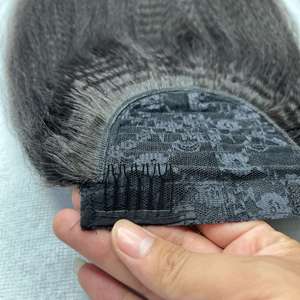 10A Vietnamien Vierge Qhair Lisse Et Soyeux Haute Qualité Cheveux Bruts Crépus Droite Queue De Cheval De Qhair - Product Image 2