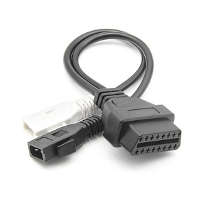 Confiable y económico OBD 2 pines a OBD Cable adaptador de 16 pines Arnés de cableado de conductores de cobre para automóviles Audi antiguos - Product Image 5