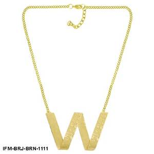 Colgante Dorado Hecho a Mano con Textura de Latón, Acabado Pulido con Recubrimiento de Poliuretano, Regalo de Verano, Estilo Punk, Cadena Ajustable - Product Image 3