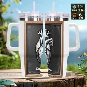 40Oz <b>Large</b> Stainless Steel Tumbler With Straw For Workshop Use - Product Image 2