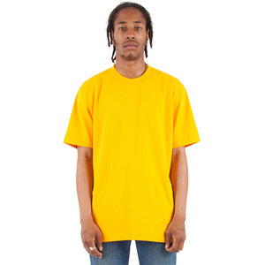 T-shirts en coton vierges de qualité supérieure pour hommes, 7,5 oz, coupe ample, respirants, sérigraphiés, col rond, vente en gros | - Product Image 2